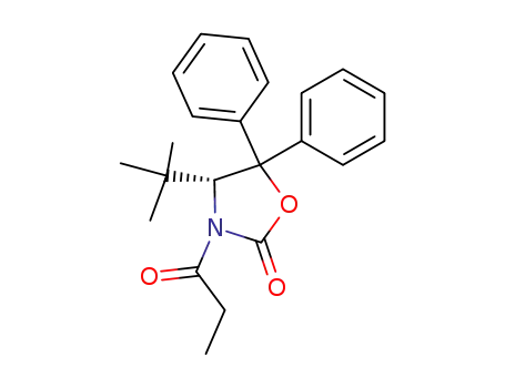 (R)-4-(tert-butyl)-3-(1-oxopropyl)-5,5-diphenyloxazolidin-2-one