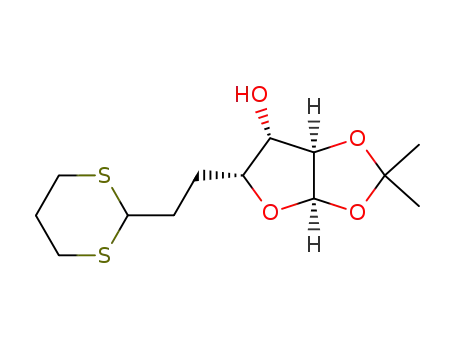 5,6-dideoxy-6-C-(1',3'-dithian-2'-yl)-1,2-O-isopropylidene-α-D-xylo-hexofuranose