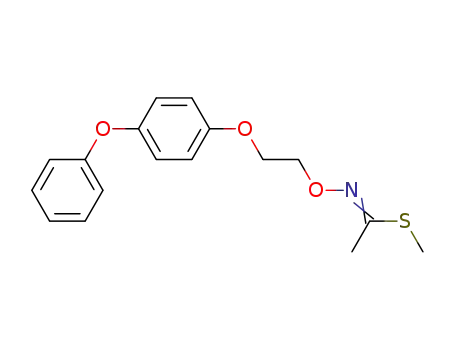Ethanimidothioic acid, N-(2-(4-phenoxyphenoxy)ethoxy)-, methyl ester