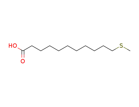Molecular Structure of 80683-81-4 (11-(methylsulfanyl)undecanoic acid)