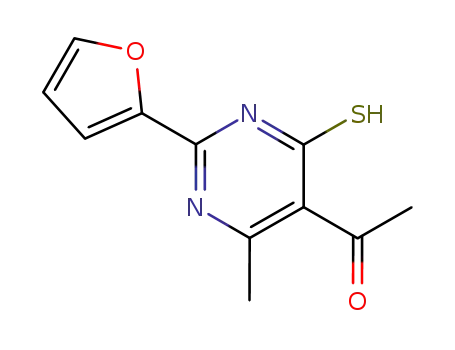 1-[2-(2-Furyl)-4-mercapto-6-methylpyrimidin-5-yl]ethanone