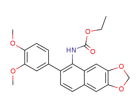 N-1-<2-(3,4-dimethoxyphenyl)-6,7-methylenedioxynaphthyl>ethylcarbamate