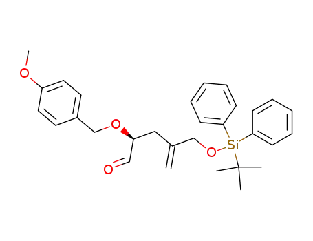 (S)-4-(tert-Butyl-diphenyl-silanyloxymethyl)-2-(4-methoxy-benzyloxy)-pent-4-enal