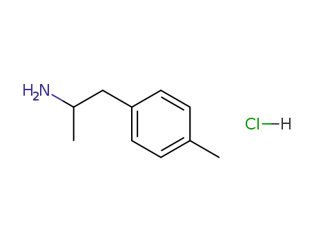 Molecular Structure of 3706-37-4 (1-(4-methylphenyl)propan-2-amine hydrochloride (1:1))