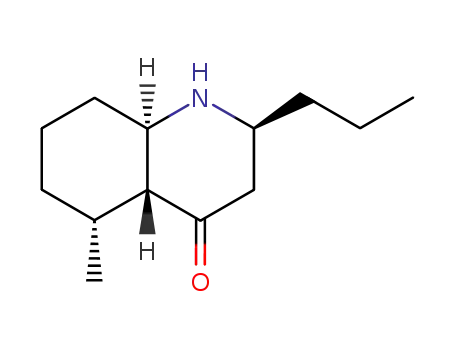 (2S,4aR,5R,8aR)-5-Methyl-2-propyl-octahydro-quinolin-4-one