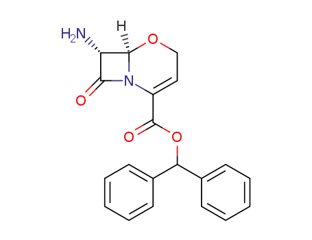 (6R,7R)-7-Amino-8-oxo-5-oxa-1-aza-bicyclo[4.2.0]oct-2-ene-2-carboxylic acid benzhydryl ester