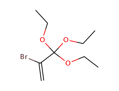 Molecular Structure of 42335-47-7 (1-Propene, 2-bromo-3,3,3-triethoxy-)