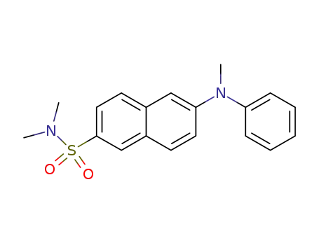 2-Naphthalenesulfonamide, N,N-dimethyl-6-(methylphenylamino)-
