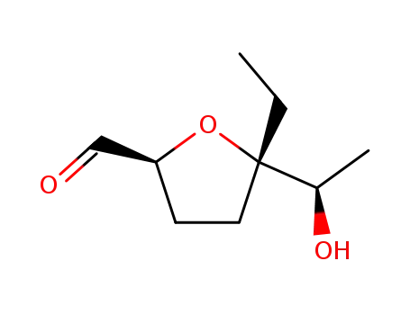 (2S,5S)-2-Ethyl-5-formyl-2-<(1R)-1-hydroxyethyl>tetrahydrofuran