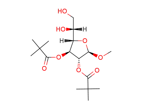2,2-Dimethyl-propionic acid (2S,3S,4R,5R)-2-((R)-1,2-dihydroxy-ethyl)-4-(2,2-dimethyl-propionyloxy)-5-methoxy-tetrahydro-furan-3-yl ester