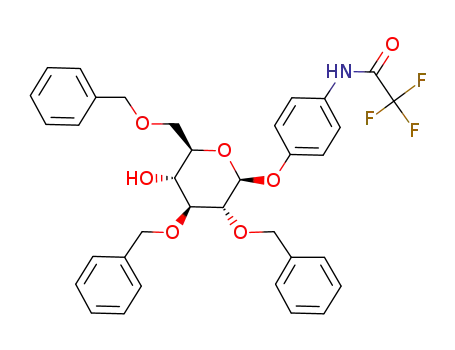 p-trifluoroacetamidophenyl 2,3,6-tri-O-benzyl-β-D-glucopyranoside
