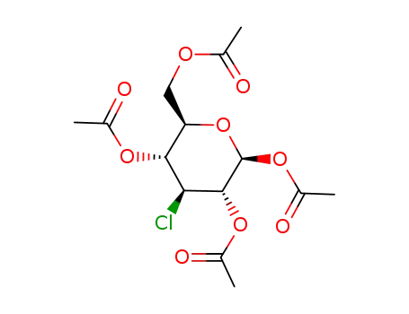1,2,4,6-tetra-O-acetyl-3-chloro-3-deoxy-β-D-glucopyranose