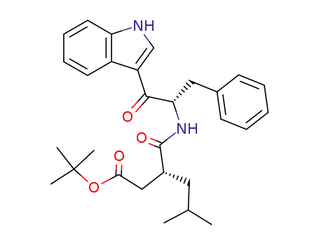 (R)-3-[(S)-1-Benzyl-2-(1H-indol-3-yl)-2-oxo-ethylcarbamoyl]-5-methyl-hexanoic acid tert-butyl ester
