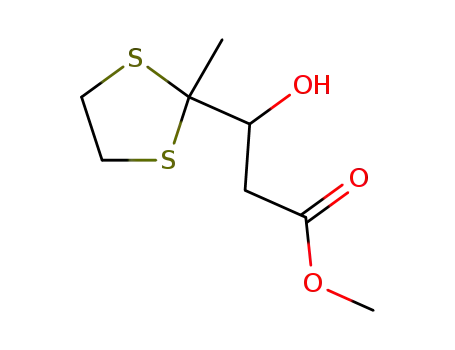Methyl 3-hydroxy-4-oxopentanoate-4-ethylenedithioacetal