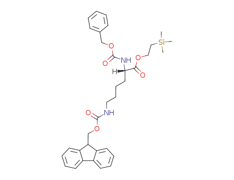 (S)-2-Benzyloxycarbonylamino-6-(9H-fluoren-9-ylmethoxycarbonylamino)-hexanoic acid 2-trimethylsilanyl-ethyl ester