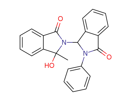 3'-Hydroxy-3'-methyl-2-phenyl-1,2-dihydro-3'H-[1,2']biisoindolyl-3,1'-dione