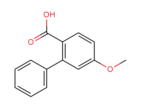 Molecular Structure of 15144-81-7 (5-methoxybiphenyl-2-carboxylic acid)