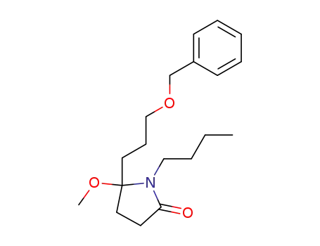 5-(3-benzyloxy-propyl)-1-butyl-5-methoxy-pyrrolidin-2-one