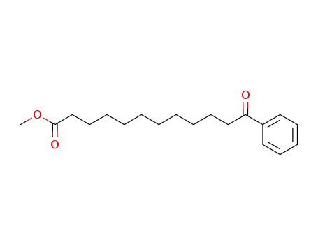 Molecular Structure of 104828-35-5 (Methyl 12-oxo-12-phenyldodecanoate)