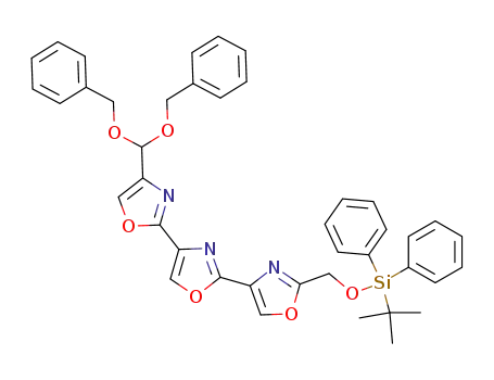 4-(Bis-benzyloxy-methyl)-2''-(tert-butyl-diphenyl-silanyloxymethyl)-[2,4';2',4'']teroxazole