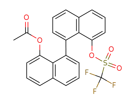Acetic acid 8'-trifluoromethanesulfonyloxy-[1,1']binaphthalenyl-8-yl ester