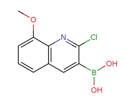 (2-Chloro-8-methoxy-3-quinolinyl)-boronic acid