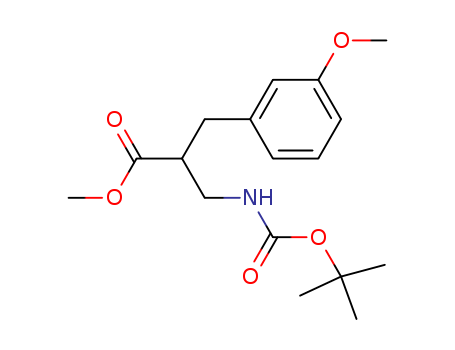 Methyl 2-N-Boc-2-aminomethyl-3-(3-methoxy-phenyl)-propionate