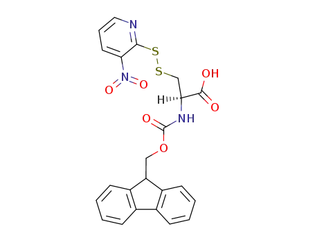 N-(((9H-fluoren-9-yl)methoxy)carbonyl)-S-((3-nitropyridin-2-yl)thio)-L-cysteine