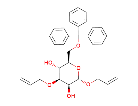 allyl 3-O-allyl-6-O-trityl-α-D-mannopyranoside