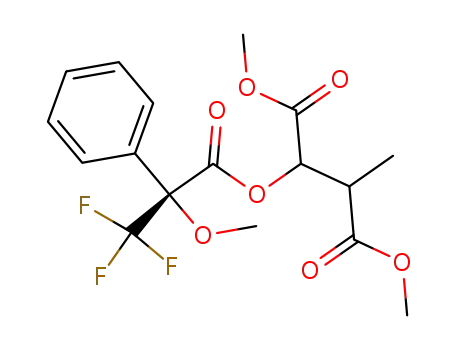 2-Methyl-3-((R)-3,3,3-trifluoro-2-methoxy-2-phenyl-propionyloxy)-succinic acid dimethyl ester