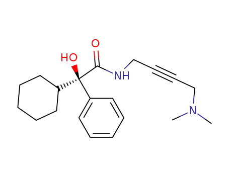 (+)-2-cyclohexyl-N-(4-dimethylamino-2-butynyl)-2-hydroxy-2-phenylacetamide
