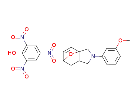 3-(3-Methoxy-phenyl)-10-oxa-3-aza-tricyclo[5.2.1.0<sup>1,5</sup>]dec-8-ene; compound with picric acid
