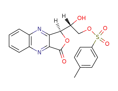 Toluene-4-sulfonic acid (R)-2-hydroxy-2-((S)-3-oxo-1,3-dihydro-furo[3,4-b]quinoxalin-1-yl)-ethyl ester