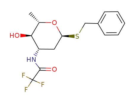 Benzyl 2,3,6-trideoxy-3-trifluoroacetamido-1-thio-α-L-arabino-hexopyranoside