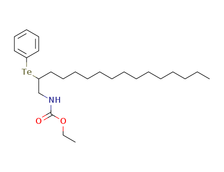 Carbamic acid, [2-(phenyltelluro)hexadecyl]-, ethyl ester
