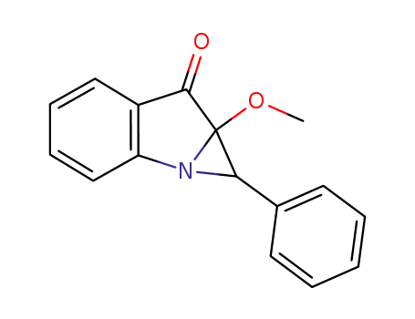 3-H-1,2a-dihydro-2-phenyl-2a-methoxyazirino<1,2-a>indol-3-one