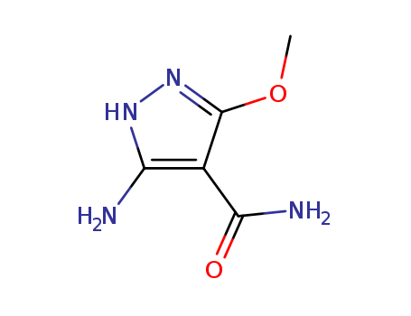 5-amino-3-methoxy-1H-pyrazole-4-carboxamide
