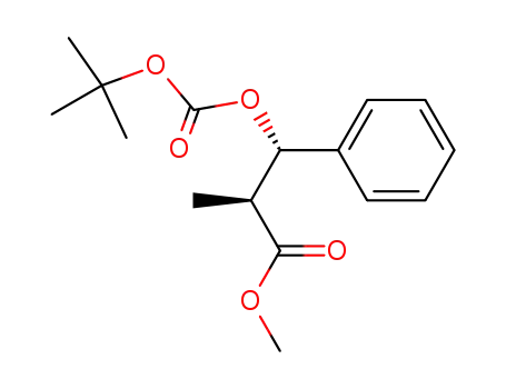 (2S,3S)-3-tert-Butoxycarbonyloxy-2-methyl-3-phenyl-propionic acid methyl ester