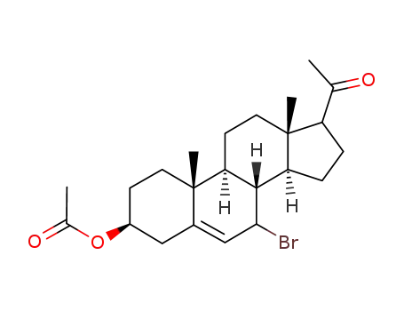 Molecular Structure of 114417-65-1 (7-BroMo-3-O-acetyl-pregnenolone)
