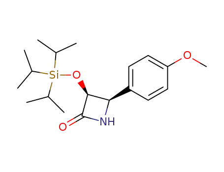 (3S,4R)-4-(4-Methoxy-phenyl)-3-triisopropylsilanyloxy-azetidin-2-one