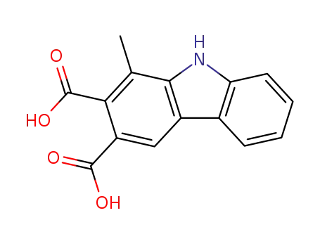 9H-Carbazole-2,3-dicarboxylic acid, 1-methyl-