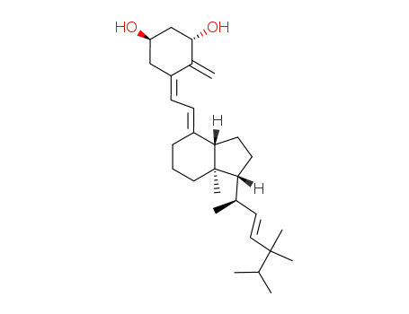 Molecular Structure of 104211-64-5 (1-hydroxy-24,24-dimethyl-22-dehydrovitamin D3)
