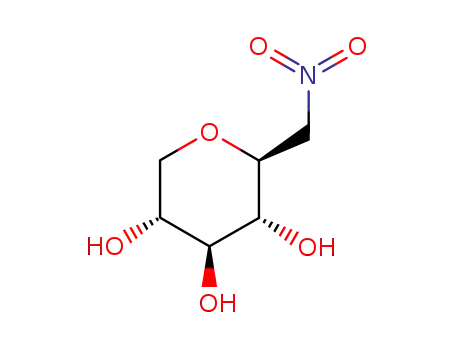 Molecular Structure of 20204-84-6 (2,6-ANHYDRO-1-DEOXY-1-NITRO-3,4,5-TRI-O-ACETYL-D-GULITOL)