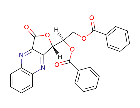 3-(D-erythro-2,3-di-O-benzoylglycerol-1-yl)quinoxaline-2-carboxylic γ-lactone