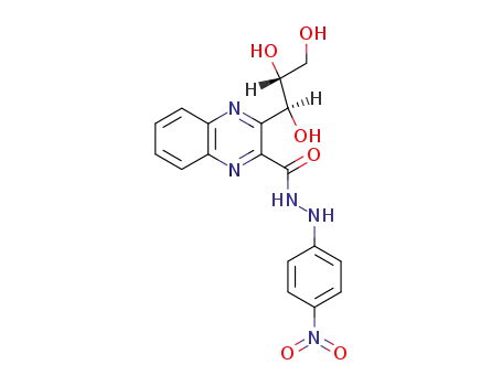 3-((1S,2R)-1,2,3-Trihydroxy-propyl)-quinoxaline-2-carboxylic acid N'-(4-nitro-phenyl)-hydrazide