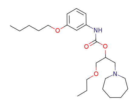 (3-Pentyloxy-phenyl)-carbamic acid 2-azepan-1-yl-1-propoxymethyl-ethyl ester