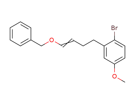 2-((E)-4-Benzyloxy-but-3-enyl)-1-bromo-4-methoxy-benzene