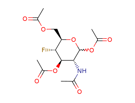 D-Glucopyranose,2-(acetylamino)-2,4-dideoxy-4-fluoro-, 1,3,6-triacetate