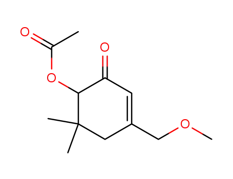 2-Cyclohexen-1-one, 6-(acetyloxy)-3-(methoxymethyl)-5,5-dimethyl-