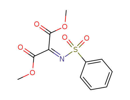Propanedioic acid, [(phenylsulfonyl)imino]-, dimethyl ester
